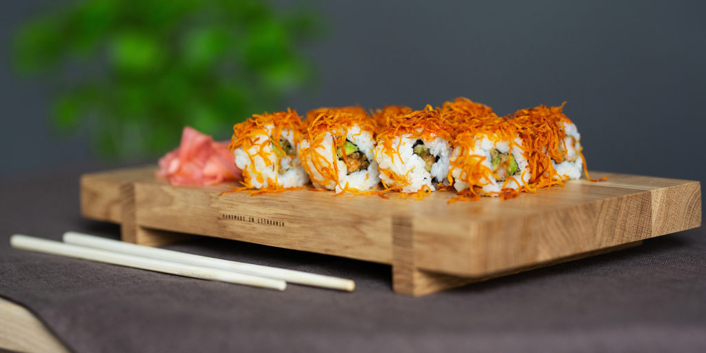 Planche à sushis en chêne Elégant